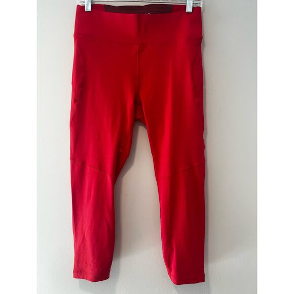 Outdoor Voices Coral Leggings Back Pocket Size Large - Picture 1 of 5